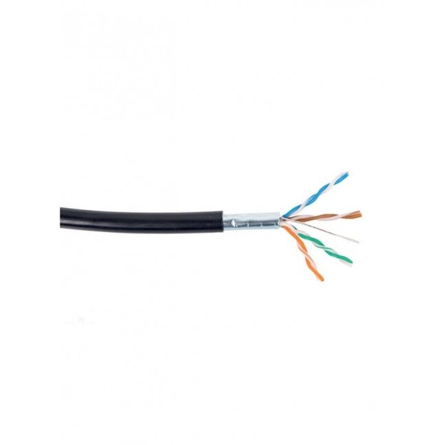 LAN tinklo kabelis Schnur FTP 5e 0.50mm (lauko, PVC, PE, Eca, 500m) LAN tinklo kabelis Schnur FTP 5e 0.50mm (lauko, PVC, PE, Eca, 500m)
