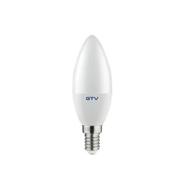LED light bulb matte bubble GTV LD-SMDC37-80 (8w, E14, 3000K)