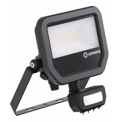 LED spotlight Floodlight with motion sensor (black, 41W, 3000K, IP65, 6000lm) Ledvance 4099854306860