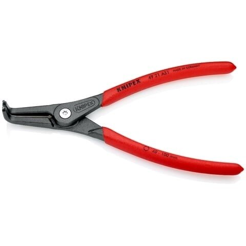 Bent circlip pliers Knipex 49 21 A31 (40–100mm) Bent circlip pliers Knipex 49 21 A31 (40–100mm)