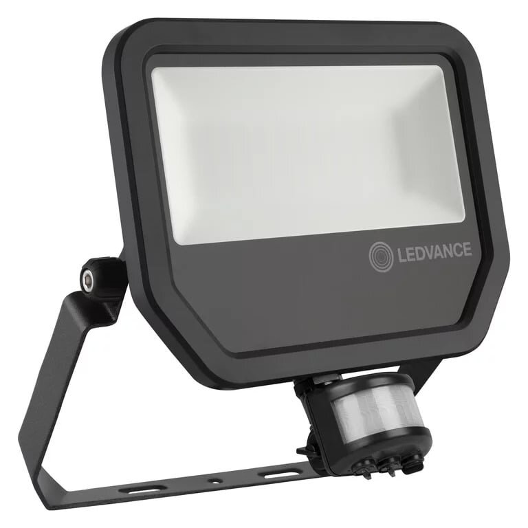 LED spotlight with motion detector (black, 50w, 3000K, IP65, 5500lm) Ledvance 4058075460997 LED spotlight with motion detector (black, 50w, 3000K, IP65, 5500lm) Ledvance 4058075460997
