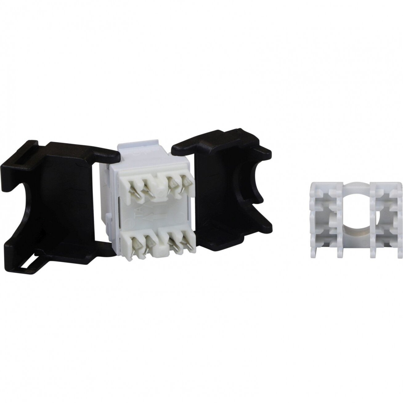 Port EXCEL 100-211 RJ45 (Cat6, UTP, keystone, IDC 180° to jack)