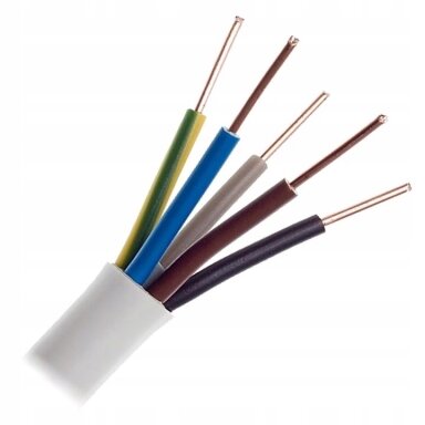 Lietkabelis power cable NYM 5x2.5 (1m)