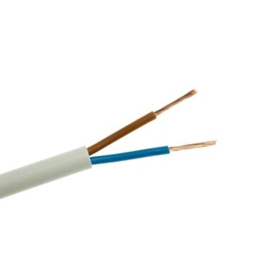 OMY Lietkabelis cable 2x2.5mm2 (white, 100m)