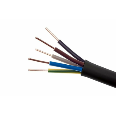 Lietkabelis OMY cable 5x1.5 (100m, black)