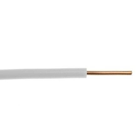 Lietkabelis H07V-U (YDY) 1x2.5 mm2 vienagyslis laidas (monolitinis, baltas, 1 m) Lietkabelis H07V-U (YDY) 1x2.5 mm2 vienagyslis laidas (monolitinis, baltas, 1 m)