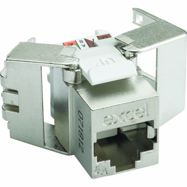 Lizdas RJ45 Excel 100-181 (Cat6A FTP, keystone) Lizdas RJ45 Excel 100-181 (Cat6A FTP, keystone)