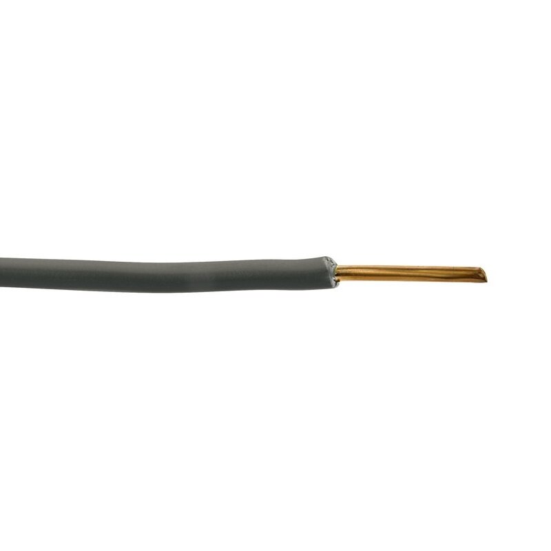 Lietkabelis H07V-U (YDY) 1x1.5 mm2 single core wire (monolithic, black, 1 m)