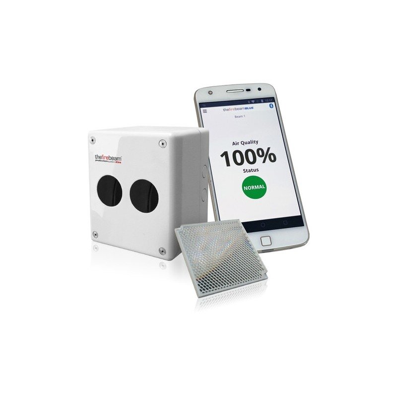 Linijinis dūmų jutiklis FireBeam Blue (7-70 m., Bluetooth) Linijinis dūmų jutiklis FireBeam Blue (7-70 m., Bluetooth)