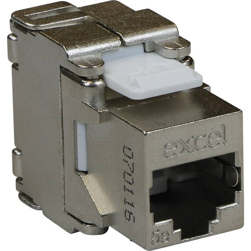 Lizdas RJ45 Excel 100-906 (Cat5e FTP, keystone) Lizdas RJ45 Excel 100-906 (Cat5e FTP, keystone)