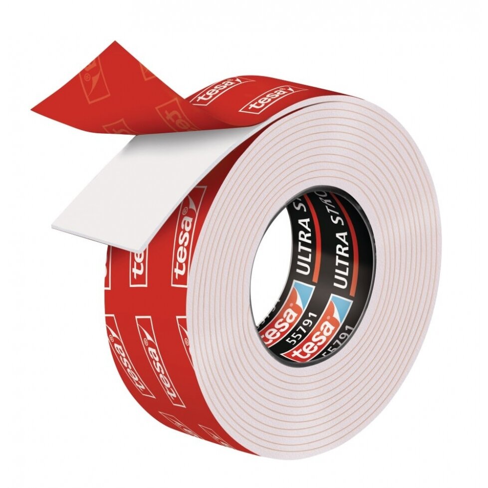Lipni dvipusė juosta lauko/vidaus darbams TESA ULTRA STRONG 1.5 m x 19mm 55791-00003-01 Lipni dvipusė juosta lauko/vidaus darbams TESA ULTRA STRONG 1.5 m x 19mm 55791-00003-01