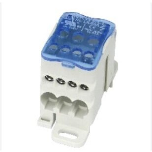LK terminal 80A (In: 3x6-25mm², Out: 4x2.5-10mm², 2x2.5-25mm²)