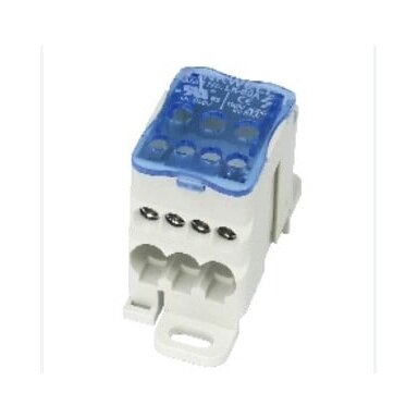 LK terminal 80A (In: 3x6-25mm², Out: 4x2.5-10mm², 2x2.5-25mm²)