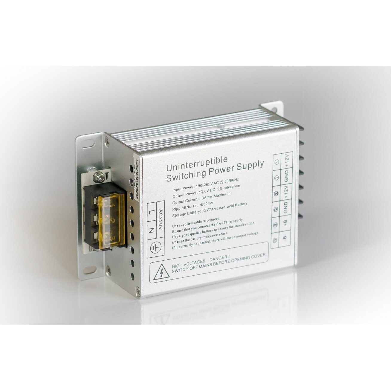 Maitinimo blokas PowerBubble PBHD1203-02B (3A/12V, su akum. krovimu) Maitinimo blokas PowerBubble PBHD1203-02B (3A/12V, su akum. krovimu)