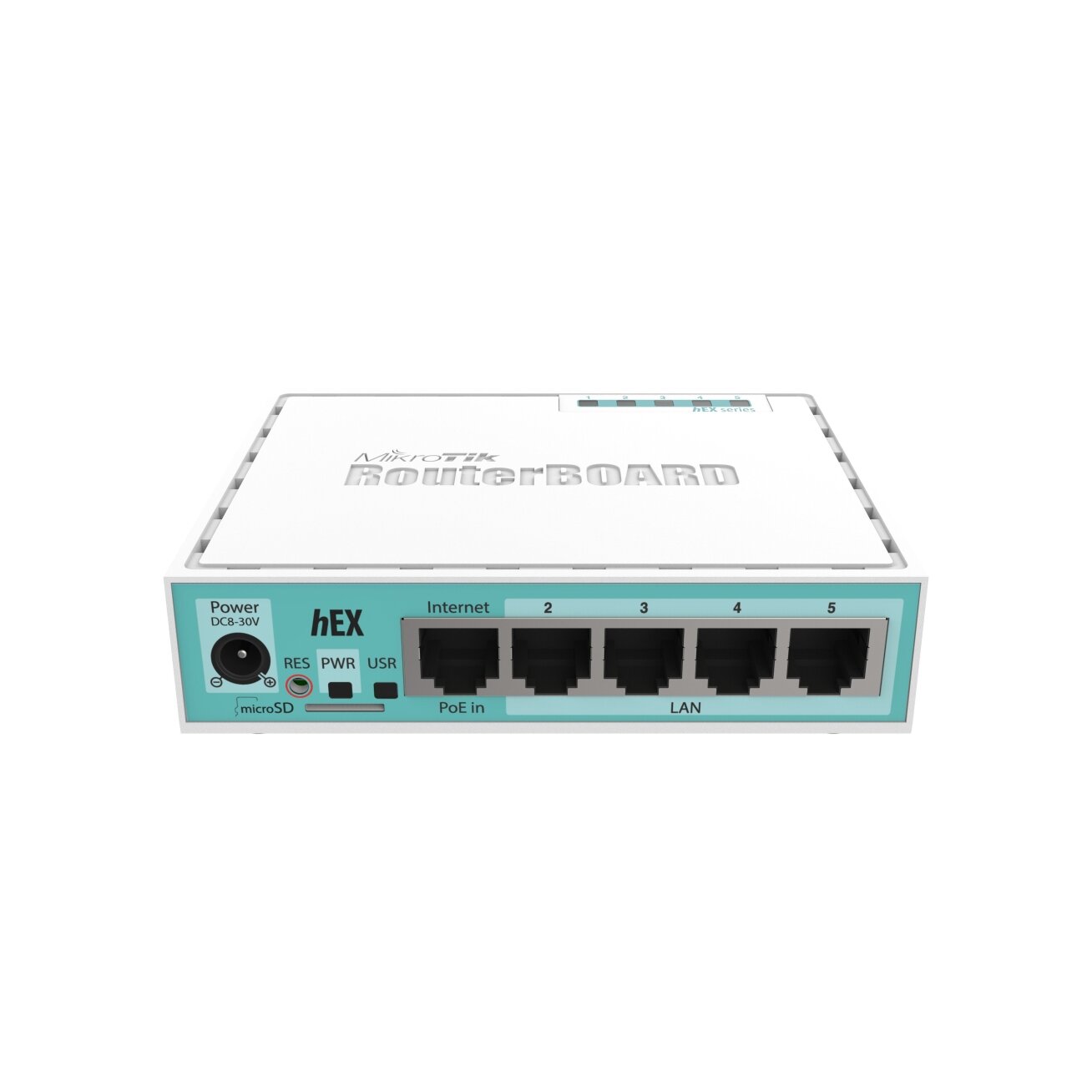 Maršrutizatorius 5 prievadų MikroTik RB750Gr3 hEX Maršrutizatorius 5 prievadų MikroTik RB750Gr3 hEX