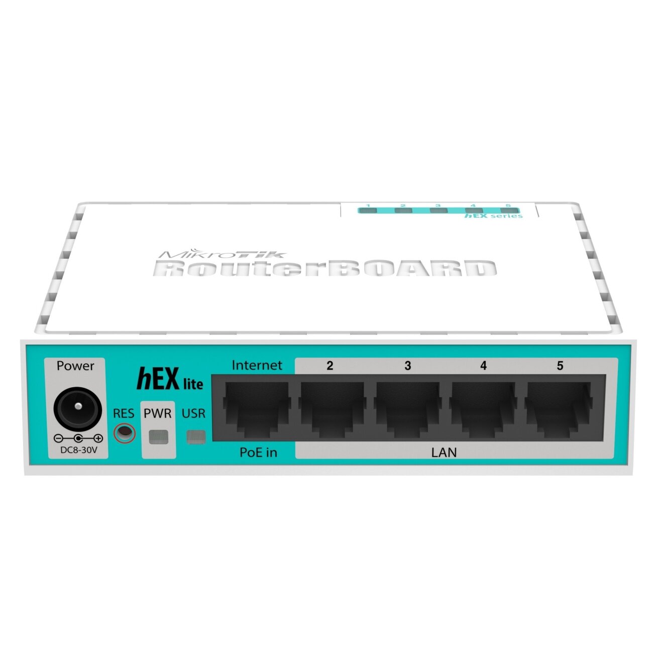 Maršrutizatorius 5 prievadų Mikrotik RB750r2 hEX Maršrutizatorius 5 prievadų Mikrotik RB750r2 hEX