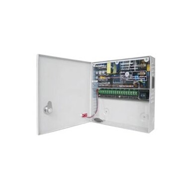 Maitinimo blokas su korpusu PowerBubble PBWD1210-09C (10A/12V, 9 išėjimai su saug.)