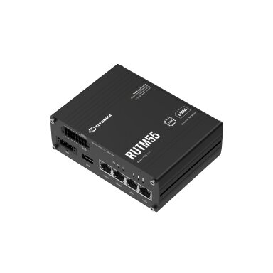 Maršrutizatorius Teltonika RUTM55 (5G, 1xWAN, 3xLAN, 2 SIM, Wi-Fi)