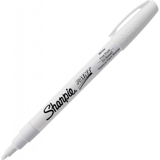 Markeris Sharpie (2mm, baltas) Markeris Sharpie (2mm, baltas)