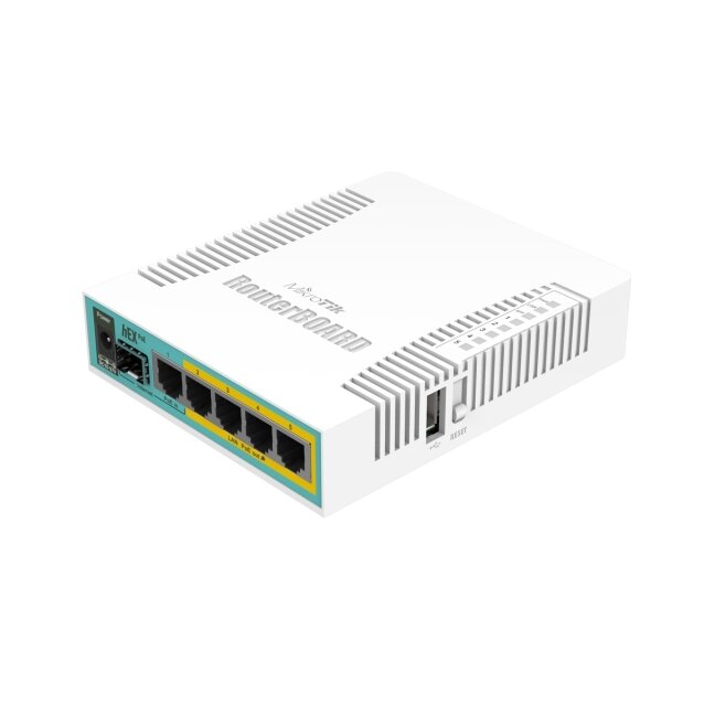 5 Ports Router MikroTik hEX PoE RB960PGS-PB 5 Ports Router MikroTik hEX PoE RB960PGS-PB