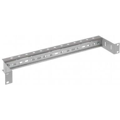 Montavimo panelė VTS0026 19" 1U (įgilinta, su DIN bėgeliu)