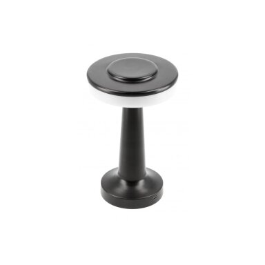 MONUM table lamp (black, 3 W, 200 lm, 3000 K, 1800 mAh battery, USB-C rechargeable) GTV LB-MON3W-10-DEC