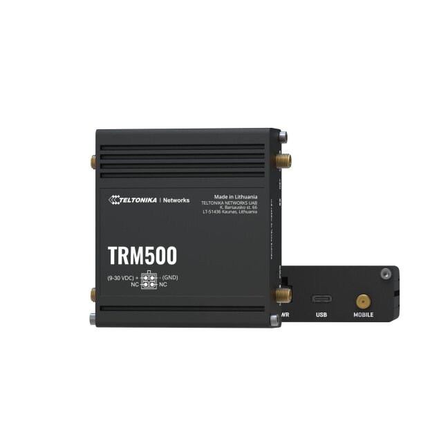 Modemas Teltonika TRM500 (5G, LTE Cat19) Modemas Teltonika TRM500 (5G, LTE Cat19)
