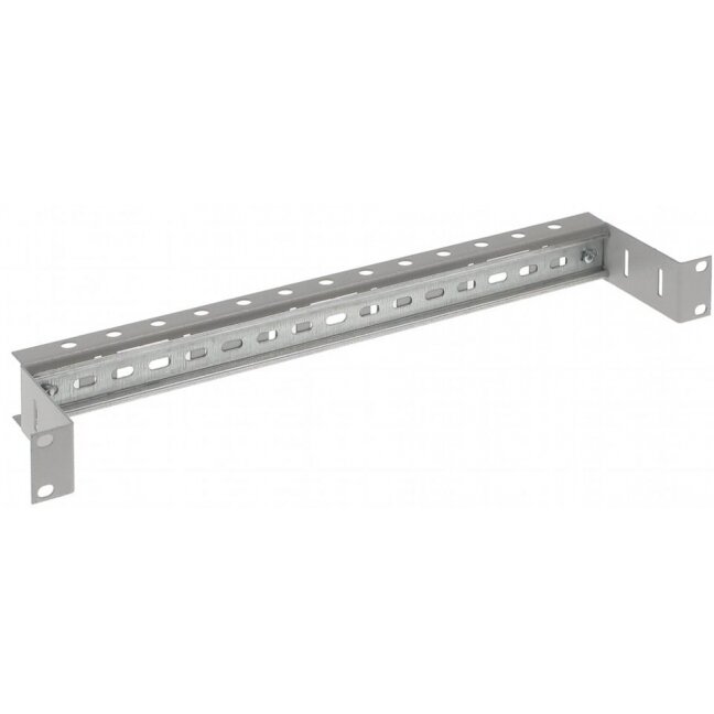 Montavimo panelė VTS0026 19" 1U (įgilinta, su DIN bėgeliu) Montavimo panelė VTS0026 19" 1U (įgilinta, su DIN bėgeliu)