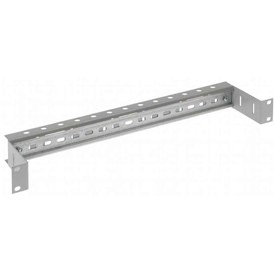Montavimo panelė VTS0026 19" 1U (įgilinta, su DIN bėgeliu)