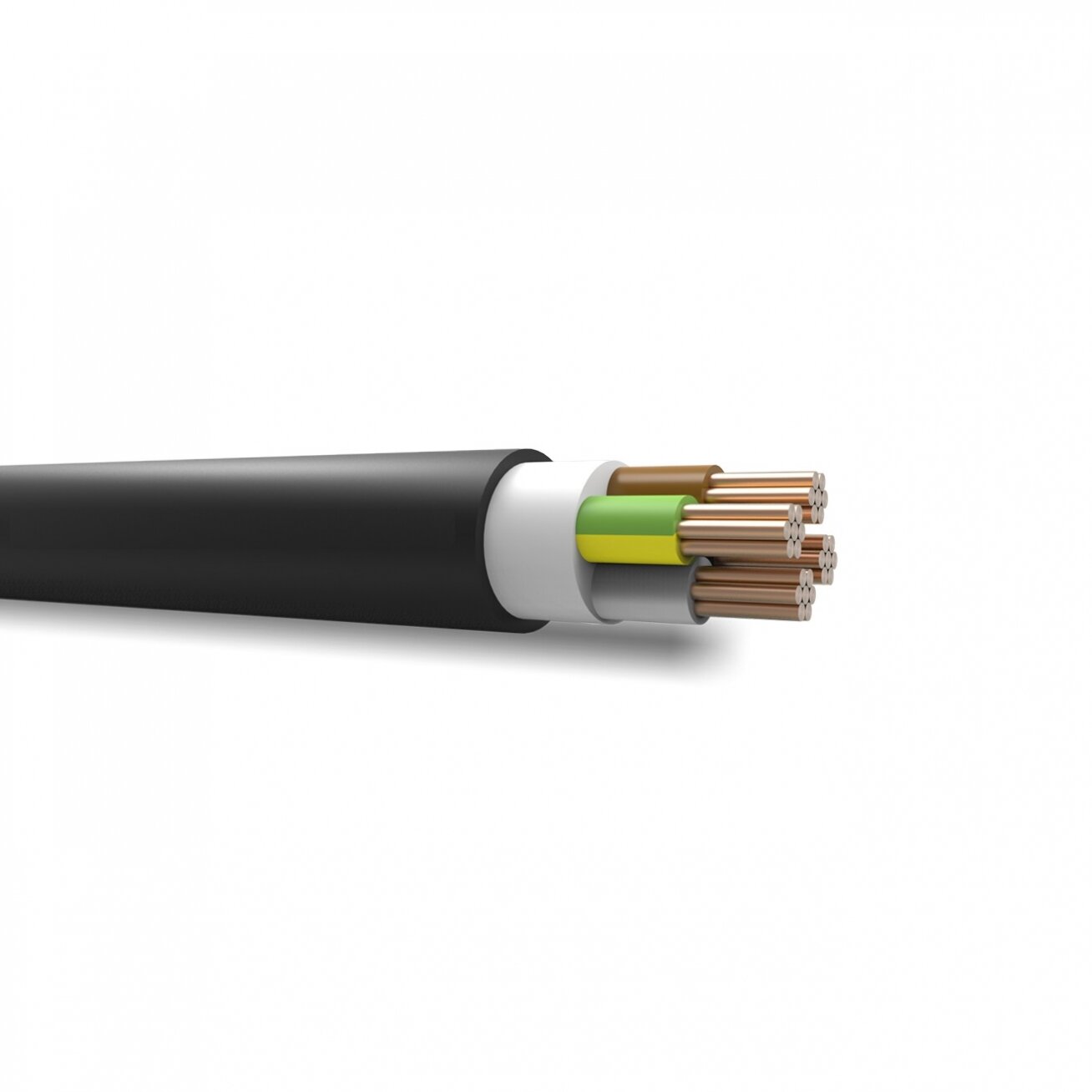 N2XH-J 4x2.5 cable ELPAR (halogen-free, monolithic, 1000m coil)