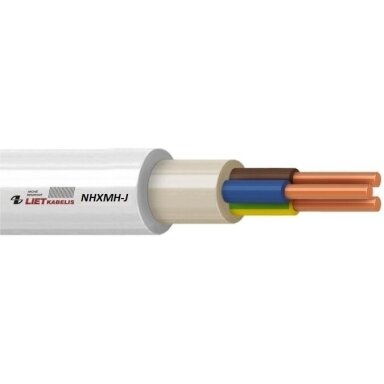 NHXMH-J 3x1.5 cable Lietkabelis (halogen-free, monolithic, Cca, 500m reel)
