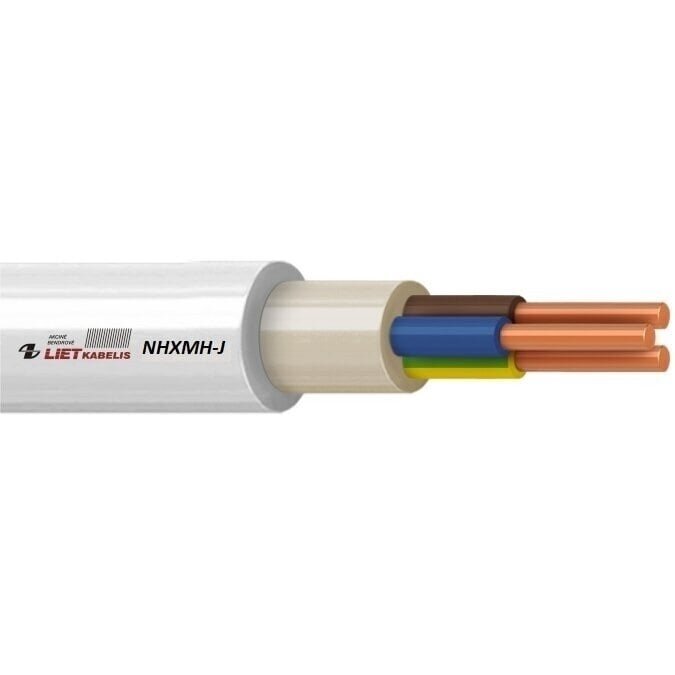 NHXMH-J 3x1.5 cable Lietkabelis (halogen-free, monolithic, Cca, 300m reel)