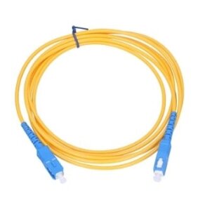 Optical cable SC/UPC–SC/UPC SM (1m, simplex, OS1/OS2, G657A1, 9/125µm, LSZH)