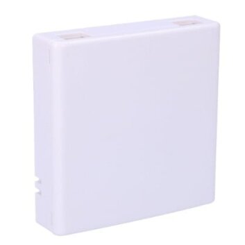 Optical wall outlet box EX.0714 (2xSC/2FC, FTTx, for 8–10.5mm cable)