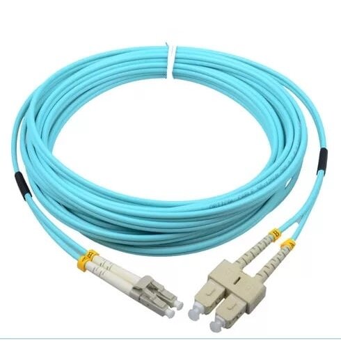 Optical patch cord LC/UPC-SC/UPC (SM 9/125, OM2, LSZH, duplex, 3m)