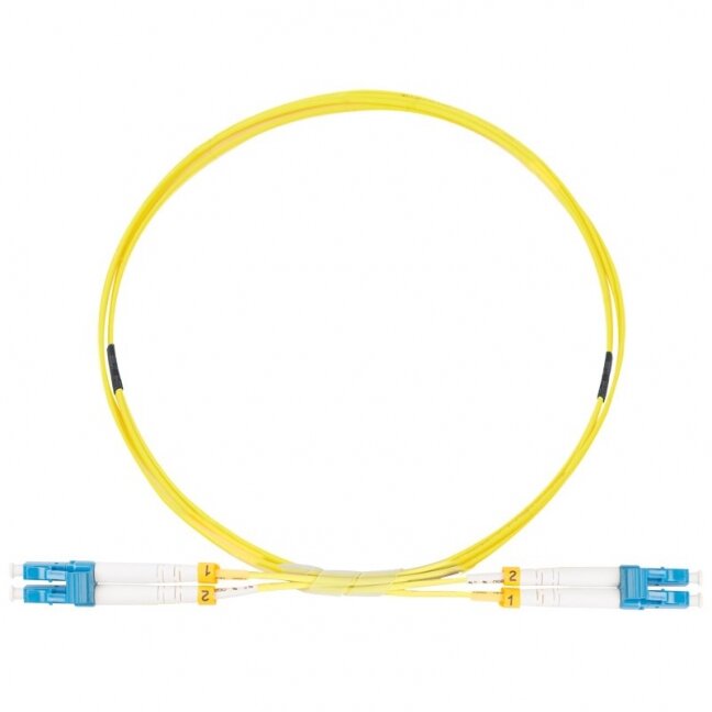 Optinis jungiamasis laidas LC/UPC-SC/UPC SM Duplex 1 m Optinis jungiamasis laidas LC/UPC-SC/UPC SM Duplex 1 m