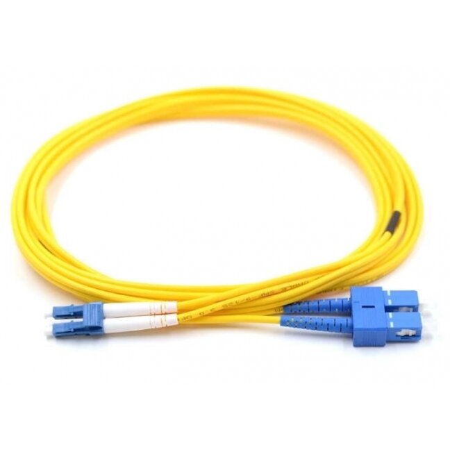 Optinis jungiamasis laidas LC/UPC-SC/UPC SM Duplex (2 m.) Optinis jungiamasis laidas LC/UPC-SC/UPC SM Duplex (2 m.)