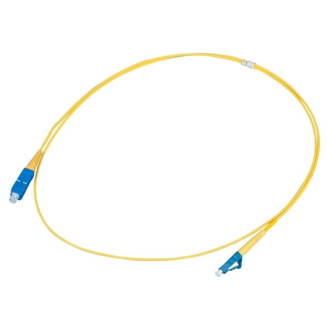 Optinis laidas SC/UPC–LC/UPC SM simplex (G657A, 3 mm, LSZH, 1 m) Optinis laidas SC/UPC–LC/UPC SM simplex (G657A, 3 mm, LSZH, 1 m)