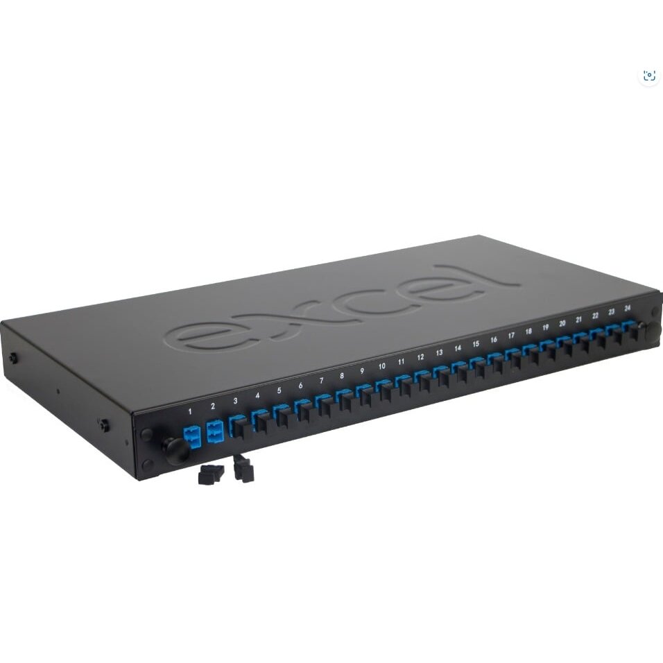 Optinė komutacinė panelė Excel 200-476 (19", 1U, 24xSC simplex / 48xLC duplex, SM) Optinė komutacinė panelė Excel 200-476 (19", 1U, 24xSC simplex / 48xLC duplex, SM)