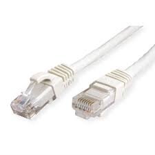 Patch kabelis (0.5m, UTP, CAT6e, baltas) Patch kabelis (0.5m, UTP, CAT6e, baltas)