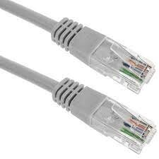 Patch cable (1.5m, UTP, CAT6, LZSH, gray)