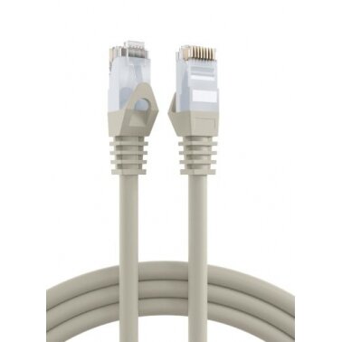 Patch cable (0.5m, UTP, CAT6, LSHZ, PVC, gray)
