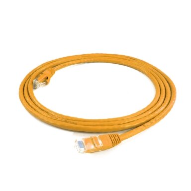 Patch cable (1m, UTP, CAT5e, yellow)