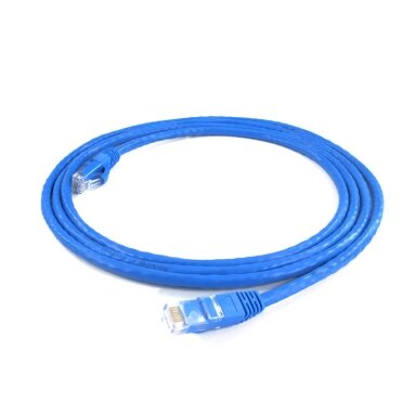 Patch cable (1m, UTP, CAT5e, blue)