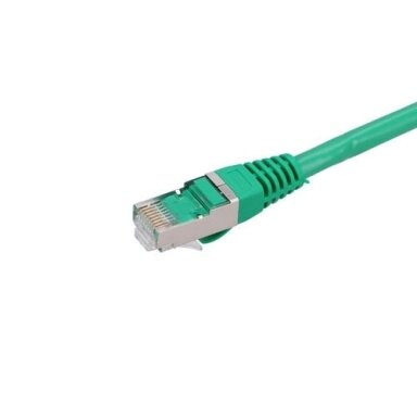 Patch kabelis Extralink F/UTP Cat6 (3m, žalias, PVC/PE, 0,5mm, AWG26)