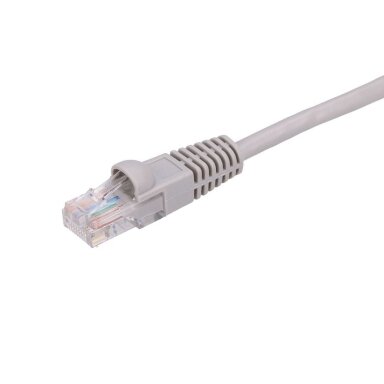 Patch kabelis Extralink UTP Cat5e (10 m., pilkas, PVC, PE, 0,5 mm, AWG26)