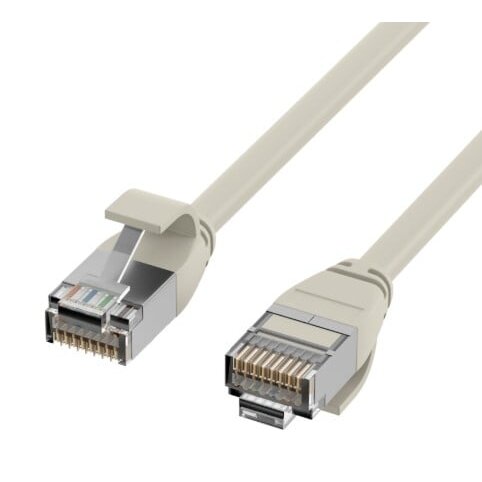 Patch cable U/FTP Cat.6A K5547GR.0,15 (White, 0.15m, 10G, ULTRAFLEX, TPE/LSZH, AWG 30/7, 500MHz, industrial)