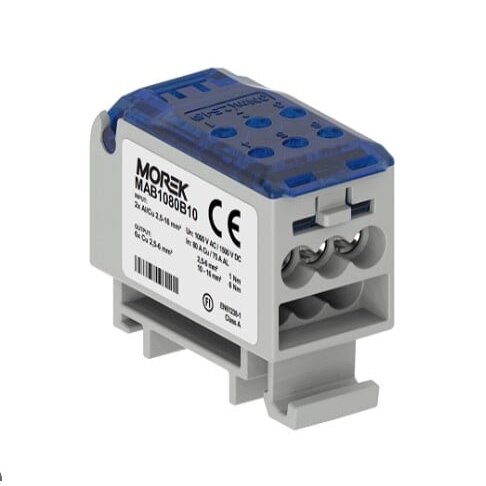 Distribution terminal Morek OJL80A (blue) MAB1080B10