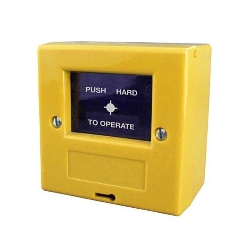 Emergency button for fire extinguishing CQR FP2/Y (yellow, two-pole)