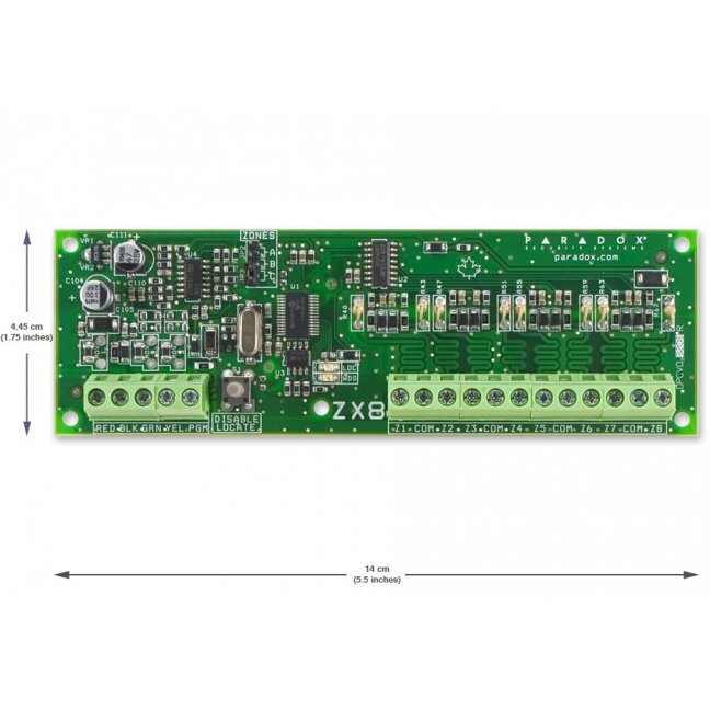 PARADOX zonų išplėtimo plokštė APR-ZX8 PARADOX zonų išplėtimo plokštė APR-ZX8